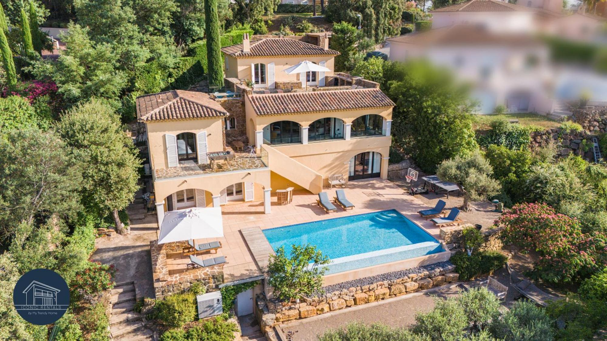 Villa Familiale Avec Vue Imprenable Saint-Raphaël المظهر الخارجي الصورة
